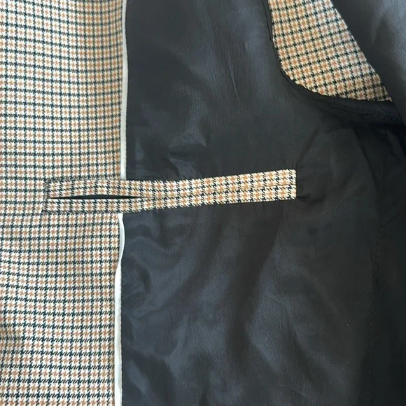 La Ligne Plaid Print Blazer NWT Size 14 & 10 - Picture 14 of 14